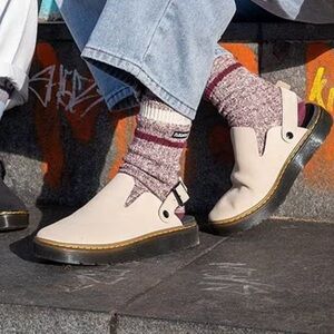 Dr. Martens Women's Carlson Suede Buckle Strap Clogs